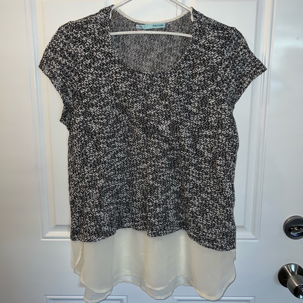 Maurice’s short sleeve sweater blouse